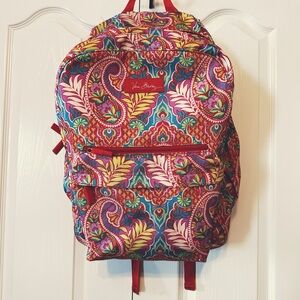 Vera Bradley Lighten Up Just Right Backpack PAISLEY IN PARADISE Large